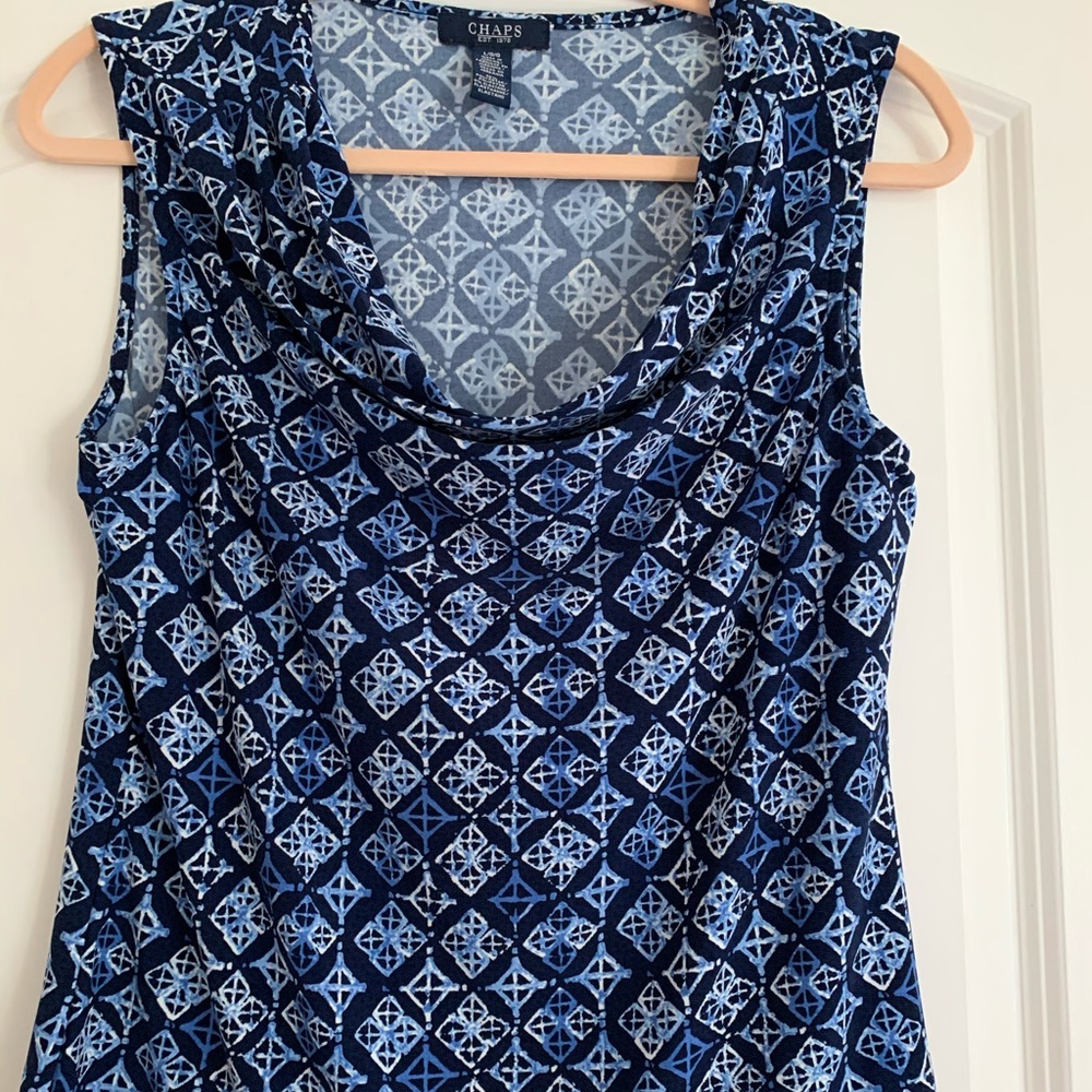 Chaps Sleeveless Blouse Size Large